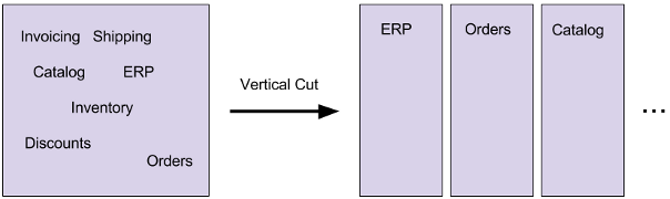 Vertical cut to functional aspects